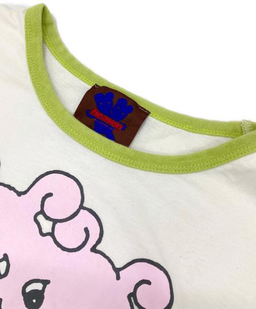 Heaven by Marc Jacobs（ヘブンバイマークジェイコブス）Heaven by Marc Jacobs (ヘブンバイマークジェイコブス) プリントカットソー ホワイト×グリーン サイズ:Sの古着・服飾アイテム