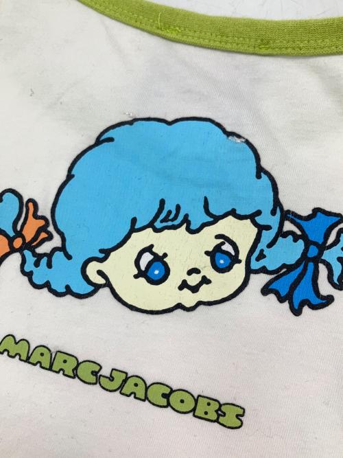 Heaven by Marc Jacobs（ヘブンバイマークジェイコブス）Heaven by Marc Jacobs (ヘブンバイマークジェイコブス) プリントカットソー ホワイト×グリーン サイズ:Sの古着・服飾アイテム