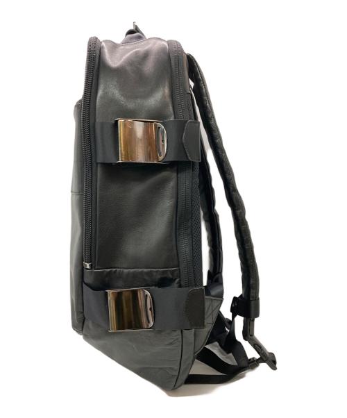 KATSUYUKI KODAMA（カツユキ コダマ）KATSUYUKI KODAMA (カツユキ コダマ) PACK-2 leatherbackpack ブラックの古着・服飾アイテム
