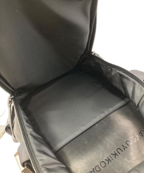 KATSUYUKI KODAMA（カツユキ コダマ）KATSUYUKI KODAMA (カツユキ コダマ) PACK-2 leatherbackpack ブラックの古着・服飾アイテム