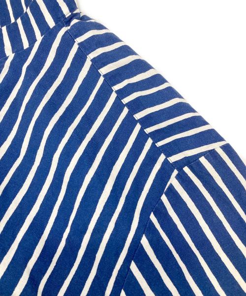 marimekko（マリメッコ）marimekko (マリメッコ) Jokapoikaストライプシャツ ブルー×ホワイト サイズ:XXLの古着・服飾アイテム