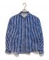 marimekko（マリメッコ）の古着「Jokapoikaストライプシャツ」｜ブルー×ホワイト