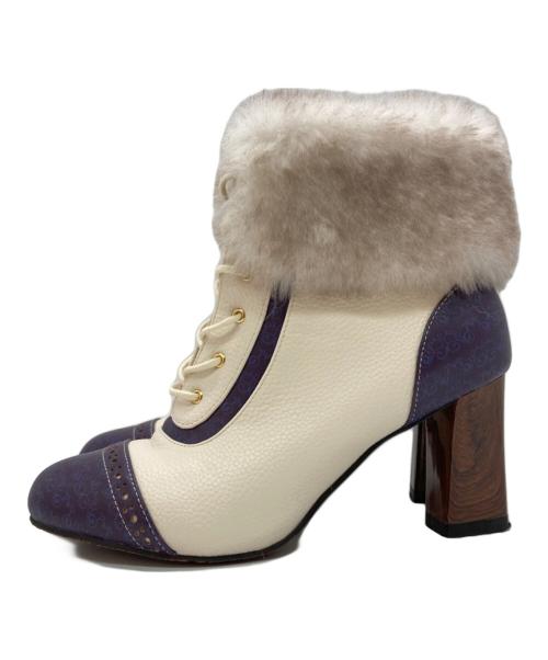 GOLDEN KAMUY（ゴールデンカムイ）GOLDEN KAMUY (ゴールデンカムイ) MAYLA (マイラ) ヒールパンプス ホワイト サイズ:36(23.5～24.0cm)の古着・服飾アイテム