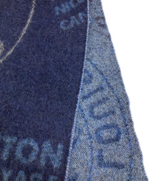 LOUIS VUITTON（ルイ ヴィトン）LOUIS VUITTON (ルイ ヴィトン) エシャルプ・トランク スタンプス ネイビーの古着・服飾アイテム