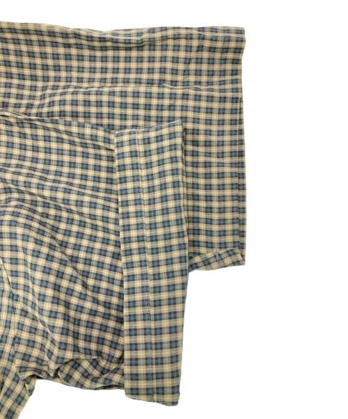 Diaspora Skateboards（ディアスポラスケートボードズ）Diaspora Skateboards (ディアスポラスケートボードズ) チェックシャツ ベージュ×ネイビー サイズ:Mの古着・服飾アイテム