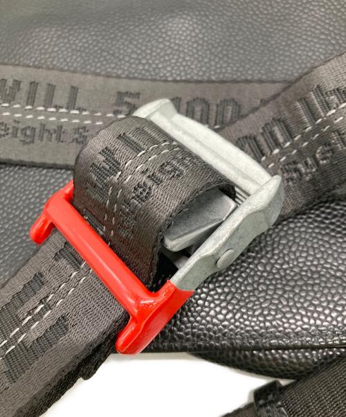 OFFWHITE（オフホワイト）OFFWHITE (オフホワイト) バイアスプリントデタッチャブルウエストバッグ ブラックの古着・服飾アイテム