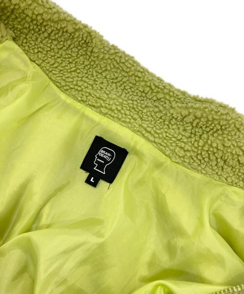 BRAIN DEAD（ブレインデッド）BRAIN DEAD (ブレインデッド) ボアフリースジャケット ネイビー×グリーン サイズ:Lの古着・服飾アイテム