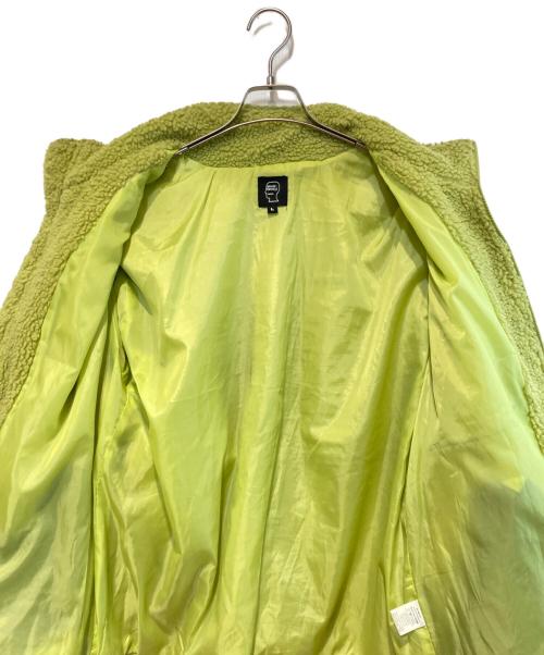 BRAIN DEAD（ブレインデッド）BRAIN DEAD (ブレインデッド) ボアフリースジャケット ネイビー×グリーン サイズ:Lの古着・服飾アイテム