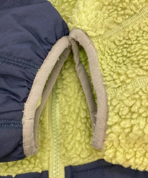 BRAIN DEAD（ブレインデッド）BRAIN DEAD (ブレインデッド) ボアフリースジャケット ネイビー×グリーン サイズ:Lの古着・服飾アイテム