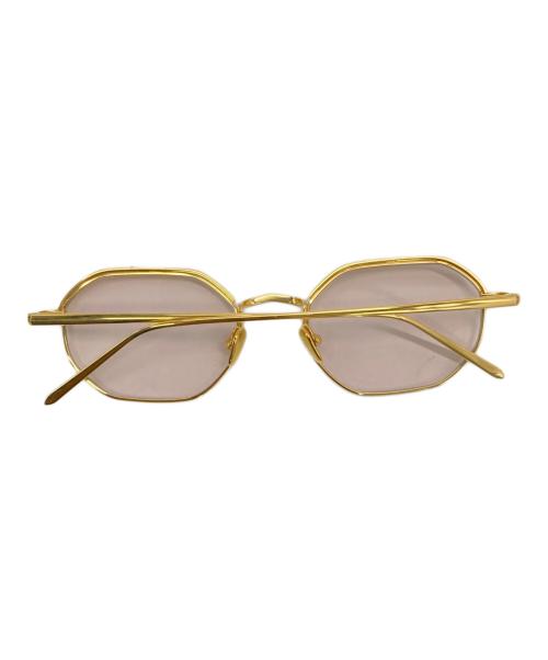 Linda Farrow（リンダ ファロー）Linda Farrow (リンダ ファロー) SHAW Optical ゴールド サイズ:SIZE 50□19-140の古着・服飾アイテム