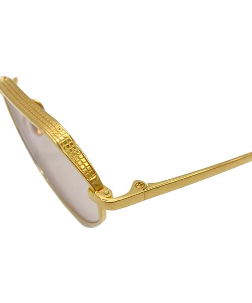 Linda Farrow（リンダ ファロー）Linda Farrow (リンダ ファロー) SHAW Optical ゴールド サイズ:SIZE 50□19-140の古着・服飾アイテム