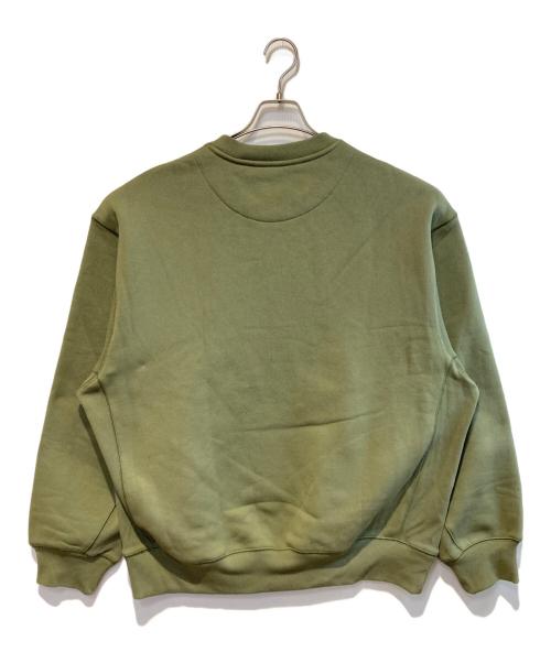 PALACE（パレス）PALACE (パレス) Engineered Garments (エンジニアードガーメンツ) クルーネックスウェット オリーブ サイズ:XLの古着・服飾アイテム