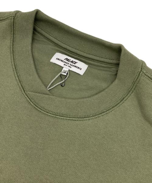 PALACE（パレス）PALACE (パレス) Engineered Garments (エンジニアードガーメンツ) クルーネックスウェット オリーブ サイズ:XLの古着・服飾アイテム