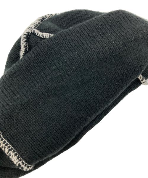 SUPREME（シュプリーム）SUPREME (シュプリーム) Contrast Stitch Beanie ブラックの古着・服飾アイテム