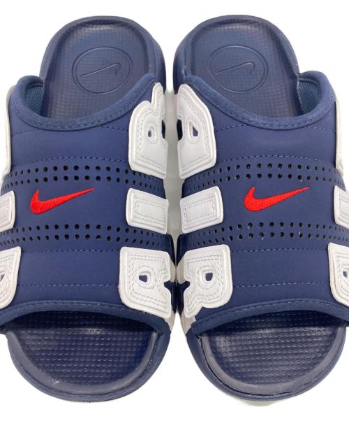 NIKE（ナイキ）NIKE (ナイキ) AIR MORE UPTEMPO SLIDE ネイビー サイズ:US8の古着・服飾アイテム