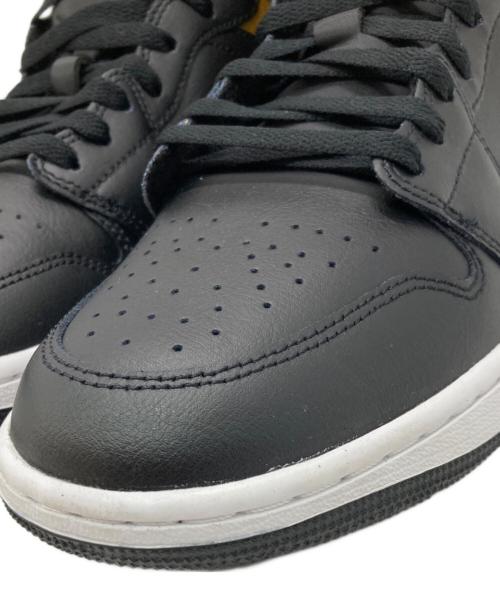 NIKE（ナイキ）NIKE (ナイキ) AIR JORDAN 1 MID ゴールド×ブラック サイズ:US9.5の古着・服飾アイテム