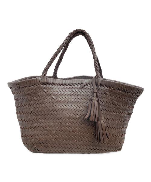 Jubilee（ジュビリー）Jubilee (ジュビリー) カゴバッグ ブラウンの古着・服飾アイテム