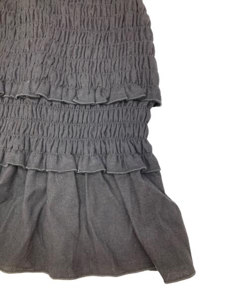 rienda（リエンダ）rienda (リエンダ) シャーリングタイトミニワンピース ブラック サイズ:S 未使用品の古着・服飾アイテム