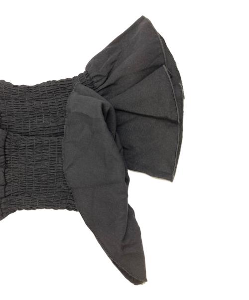 rienda（リエンダ）rienda (リエンダ) シャーリングタイトミニワンピース ブラック サイズ:S 未使用品の古着・服飾アイテム