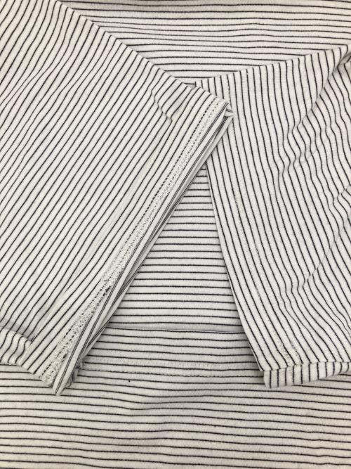 The Ennoy Professional（ザ エンノイ プロフェッショナル）The Ennoy Professional (ザ エンノイ プロフェッショナル) ボーダーTシャツ ホワイト×ブルー サイズ:XLの古着・服飾アイテム