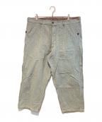 スイス軍スイスアーミー）の古着「［古着］グリーンデニムワークパンツ」｜グリーン