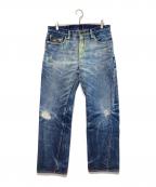 KOJIMA GENESコジマジーンズ）の古着「23Oz デニムパンツ」｜インディゴ