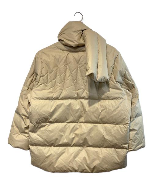 FASHIRU（ファシル）FASHIRU (ファシル) Vネック ダウンジャケット ベージュ サイズ:FREE 未使用品の古着・服飾アイテム
