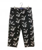 BoTTボット）の古着「Dial Work Pants」｜ブラック×ホワイト