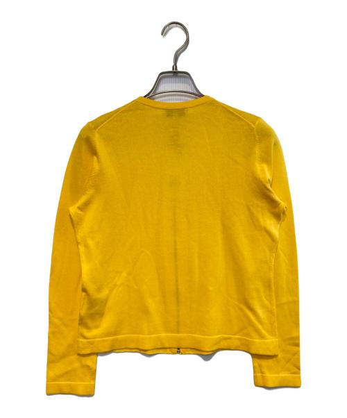 MACKINTOSH（マッキントッシュ）MACKINTOSH (マッキントッシュ) ジップカーディガン イエロー サイズ:38 未使用品の古着・服飾アイテム