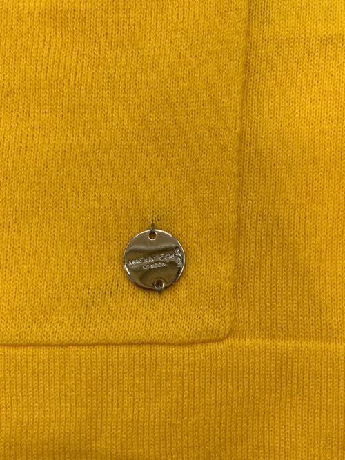 MACKINTOSH（マッキントッシュ）MACKINTOSH (マッキントッシュ) ジップカーディガン イエロー サイズ:38 未使用品の古着・服飾アイテム