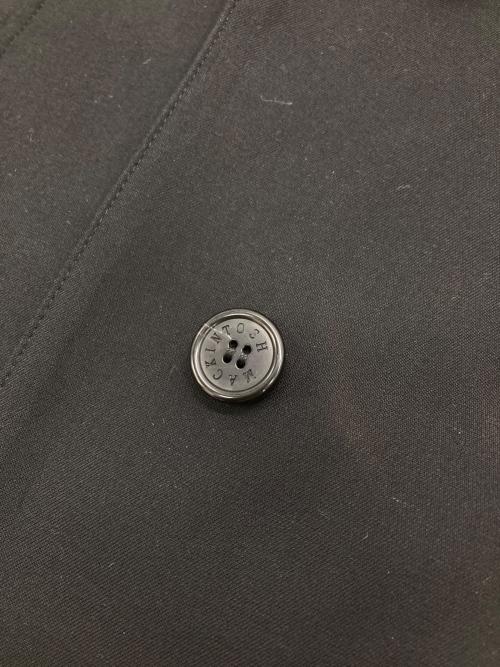 MACKINTOSH（マッキントッシュ）MACKINTOSH (マッキントッシュ) コットンチェック Wフェイスフーデッドコート ブラック サイズ:36 未使用品の古着・服飾アイテム