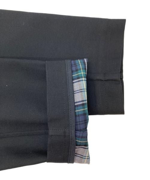 MACKINTOSH（マッキントッシュ）MACKINTOSH (マッキントッシュ) コットンチェック Wフェイスフーデッドコート ブラック サイズ:36 未使用品の古着・服飾アイテム