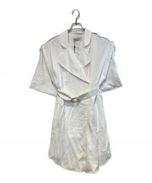 PAISIE（ペイジー）の古着「ダブルコート」｜ホワイト