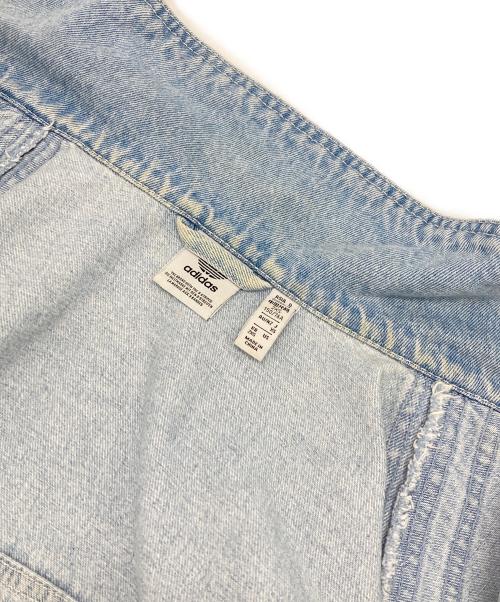 adidas（アディダス）adidas (アディダス) デニム ラインストーン ジャケット インディゴ サイズ:XSの古着・服飾アイテム