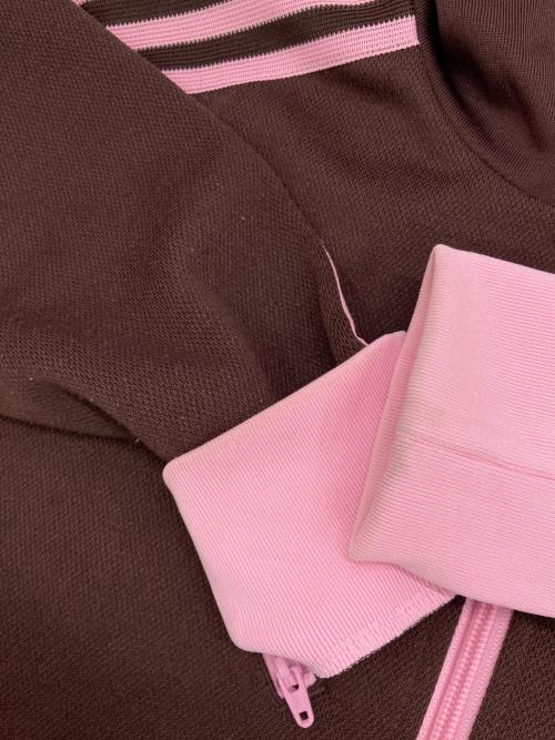 adidas（アディダス）adidas (アディダス) アディカラー 70s モントリオール トラックトップ ピンク×ブラウン サイズ:Lの古着・服飾アイテム