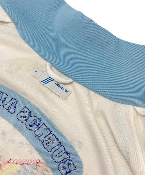 adidas（アディダス）adidas (アディダス) トラックジャケット ブルー×ホワイト サイズ:Lの古着・服飾アイテム