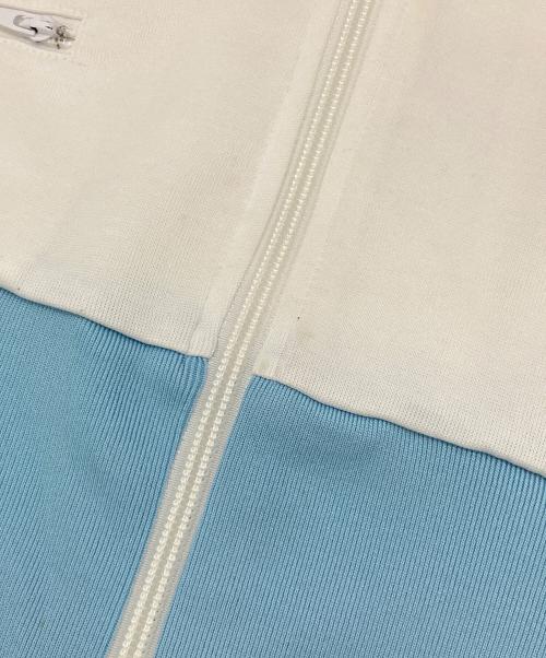 adidas（アディダス）adidas (アディダス) トラックジャケット ブルー×ホワイト サイズ:Lの古着・服飾アイテム