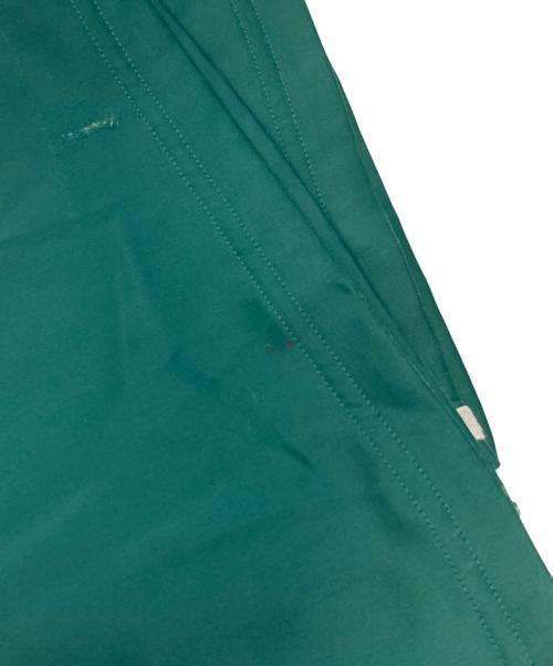 adidas（アディダス）adidas (アディダス) サテン ワイドレッグ トラックパンツ グリーン サイズ:Lの古着・服飾アイテム