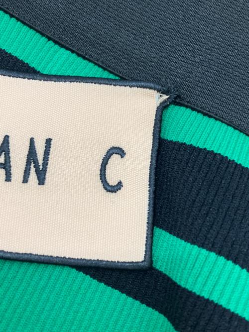 PLAN C（プランシー）PLAN C (プランシー) ニットスカート ブラック×グリーン サイズ:38の古着・服飾アイテム