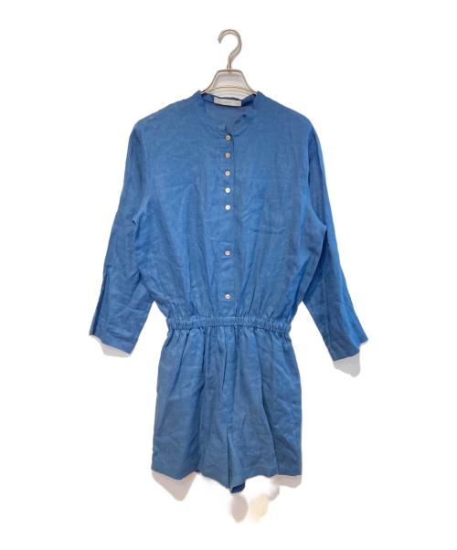 archi（アーキ）archi (アーキ) LINEN ALL IN ONE ブルー サイズ:Mの古着・服飾アイテム