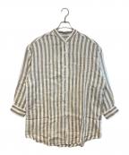 JOURNAL STANDARD relumeジャーナルスタンダード レリューム）の古着「No.66フレンチリネンコクーンチュニック」｜ホワイト×ベージュ