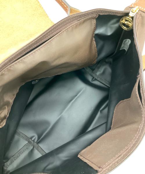 LONGCHAMP（ロンシャン）LONGCHAMP (ロンシャン) ル プリアージュオリジナルSトップハンドルバッグ ブラウンの古着・服飾アイテム