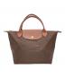 LONGCHAMP（ロンシャン）の古着「ル プリアージュオリジナルSトップハンドルバッグ」｜ブラウン