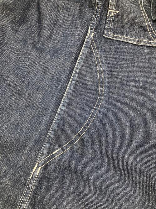 BEAMS BOY（ビームスボーイ）BEAMS BOY (ビームスボーイ) デニムサロペット ブルー サイズ:FREEの古着・服飾アイテム