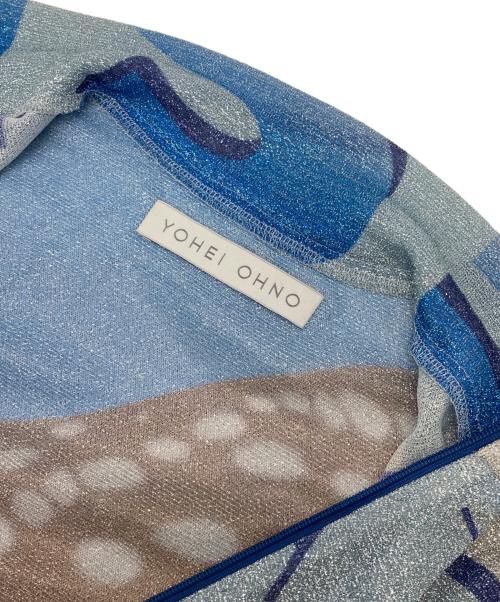 YOHEI OHNO（ヨウヘイオオノ）YOHEI OHNO (ヨウヘイオオノ) RAY BEAMS (レイ ビームス) 別注Glitr Top ブルー サイズ:38の古着・服飾アイテム