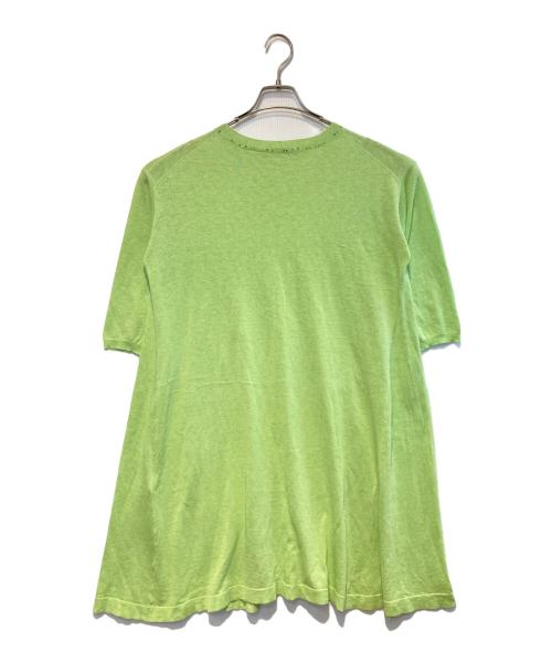 45R（フォーティファイブ・アール）45R (フォーティファイブ・アール) ギマニットフレアチュニック グリーンの古着・服飾アイテム