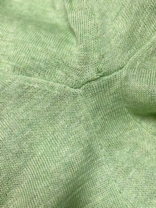 45R（フォーティファイブ・アール）45R (フォーティファイブ・アール) ギマニットフレアチュニック グリーンの古着・服飾アイテム