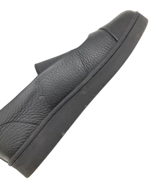 U.No.5 takumi inomata（ユーエヌファイブ）U.No.5 takumi inomata (ユーエヌファイブ) レザースリッポン ブラック サイズ:下記参照　の古着・服飾アイテム