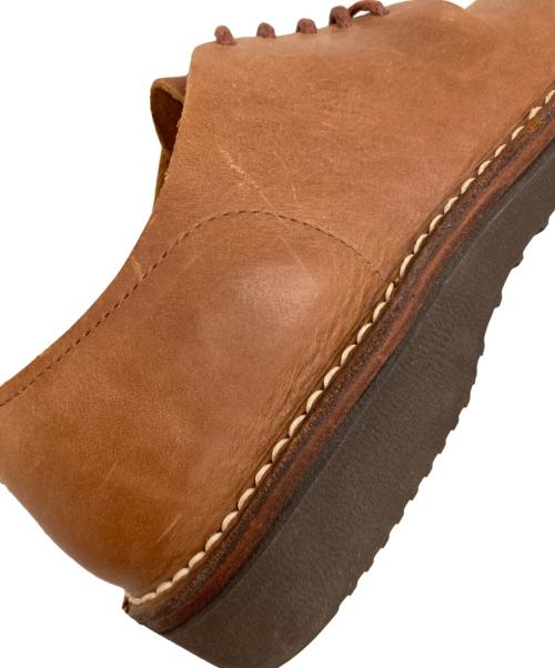 KOTOKA（コトカ）KOTOKA (コトカ) 一枚革ダービーシューズ ブラウン サイズ:23の古着・服飾アイテム