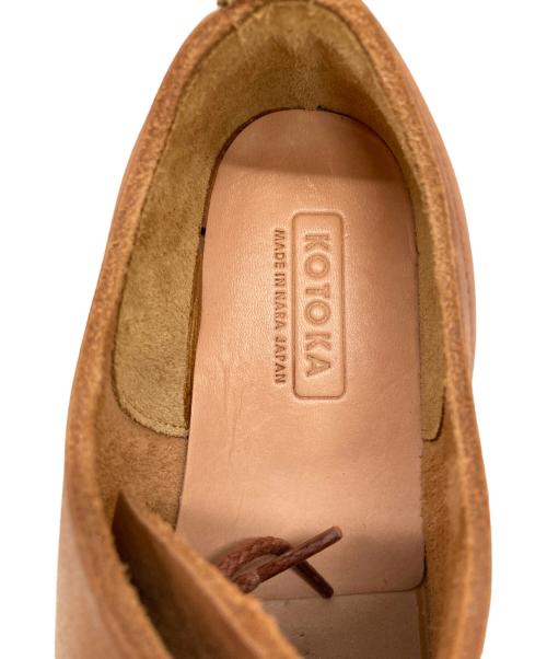 KOTOKA（コトカ）KOTOKA (コトカ) 一枚革ダービーシューズ ブラウン サイズ:23の古着・服飾アイテム